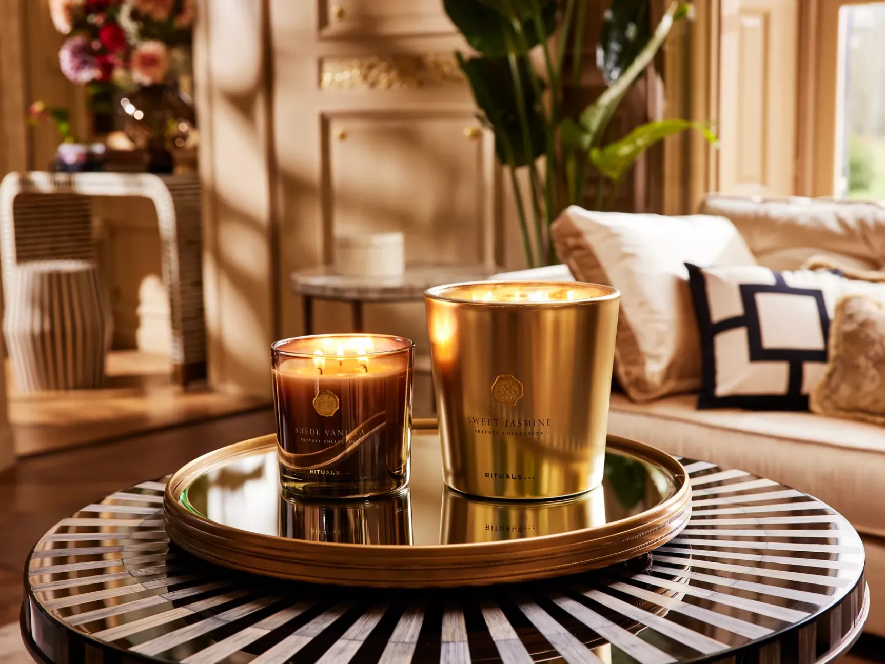 Sale Rituals Large Suede Vanilla Scented Candle