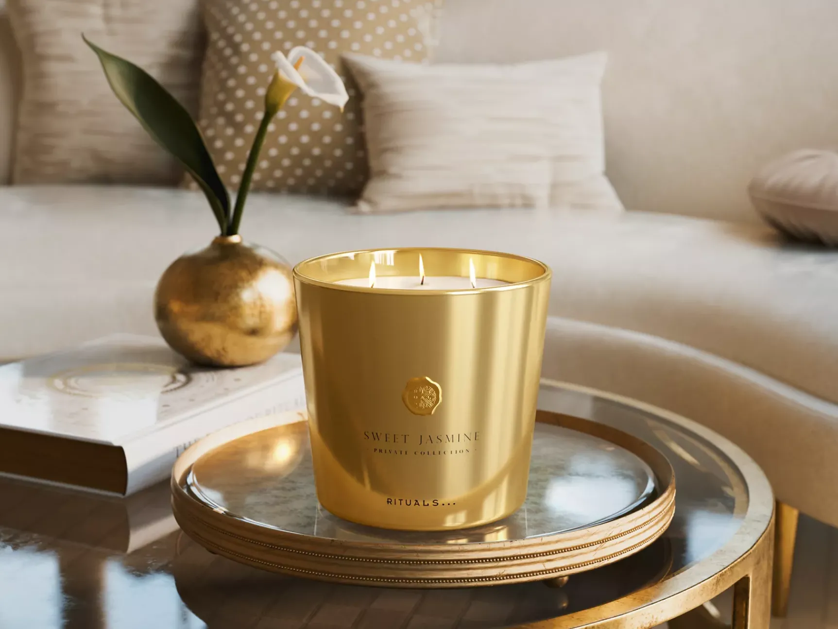 Outlet Rituals Large Sweet Jasmine Scented Candle