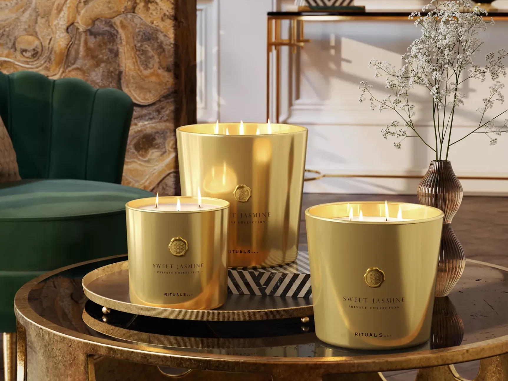 Outlet Rituals Medium Sweet Jasmine Scented Candle