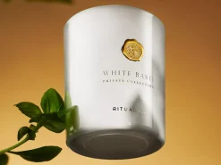 Hot Rituals White Basil Scented Candle